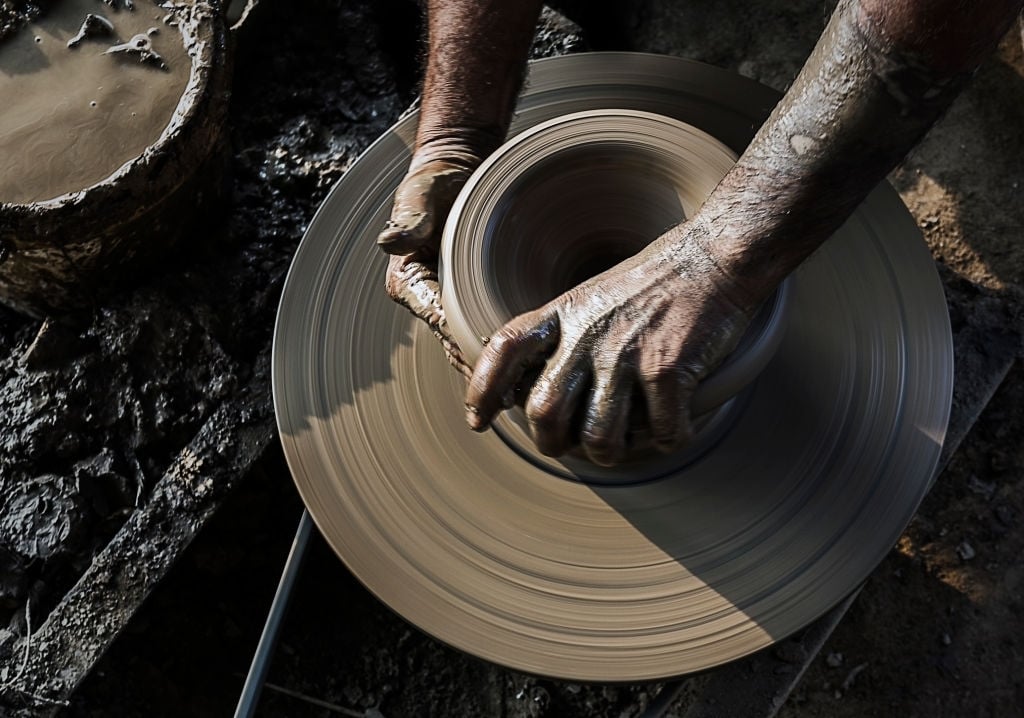 pottery at pench national park