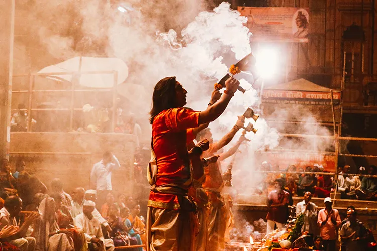 prayers at varanasi