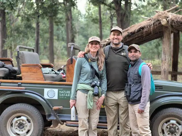 our guest enjoying their safari in india
